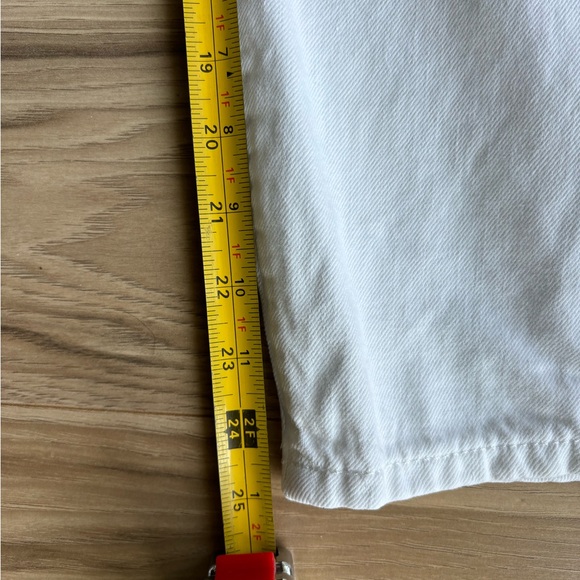 DL1961 Miro Barrel High Rise White Jeans. Size 31 - Picture 8 of 9